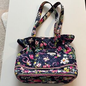 Vera Bradley butterfly tote bag in "Ribbons" pattern